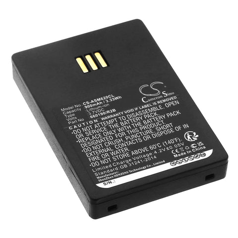 Aastra 660190/1A Battery 3.7V 900mAh Li-Ion - Compatible Replacement