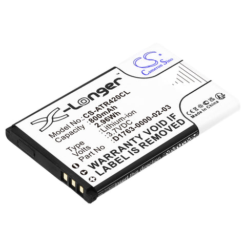 Aastra 420d Battery 3.7V 800mAh Li-Ion - Compatible Replacement