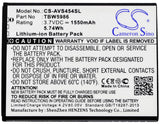 Archos 45b Helium 4g Battery 3.7V 1550mAh - Compatible Replacement