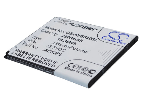 Archos 53 Platinum Battery 3.7V 2800mAh - Compatible Replacement