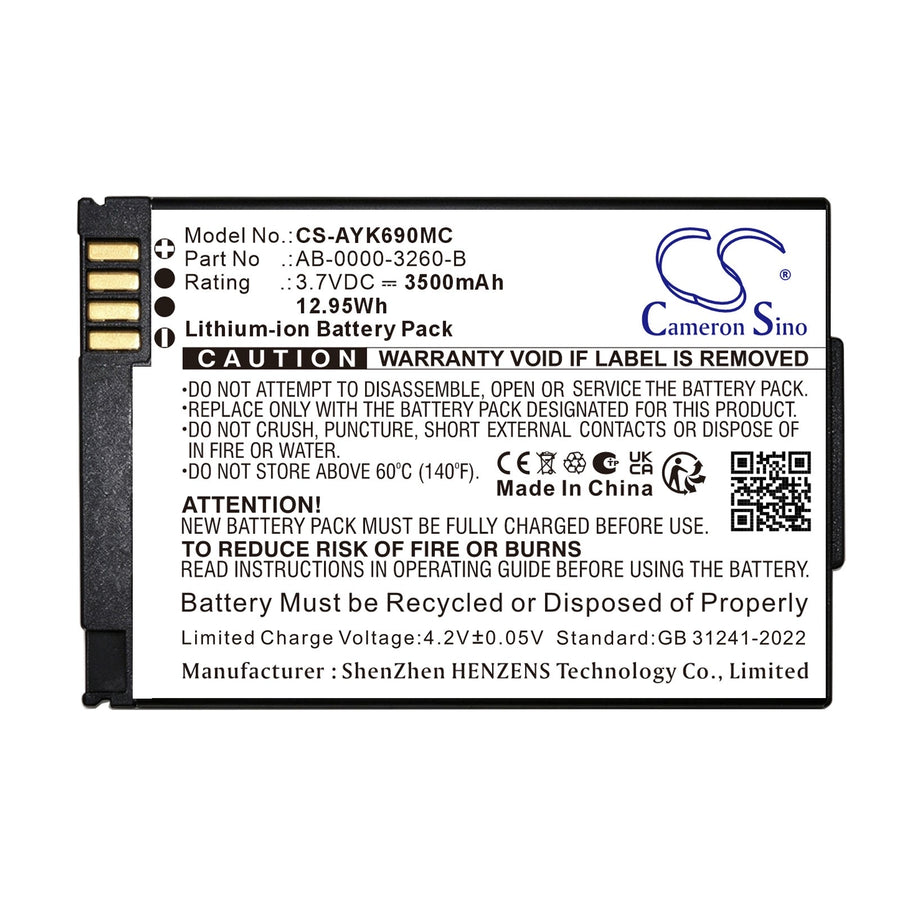 Body Camera Batteries
