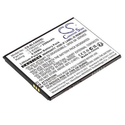 BLU C0090P Battery 3.8V 2500mAh Li-Polymer - Compatible Replacement