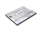 BLU Dash X LTE D0010U Battery 3.8V 2500mAh - Compatible Replacement