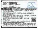 BLU Life 8 XL Battery 3.8V 3000mAh - Compatible Replacement