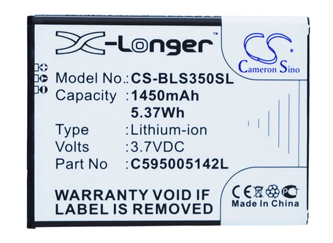BLU Star Jr Battery 3.7V 1450mAh - Compatible Replacement