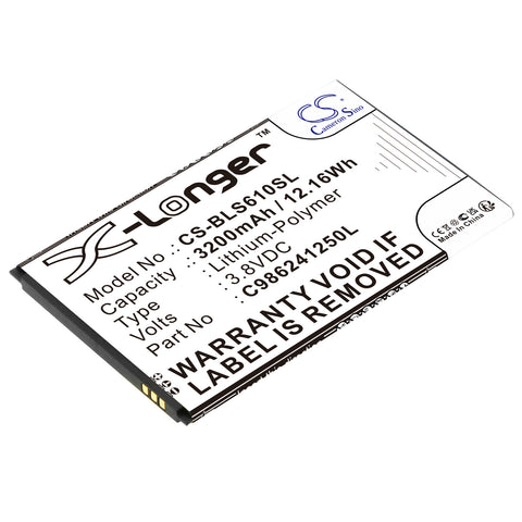 BLU Studio Mega Battery 3.8V 3200mAh Li-Polymer - Compatible Replacement