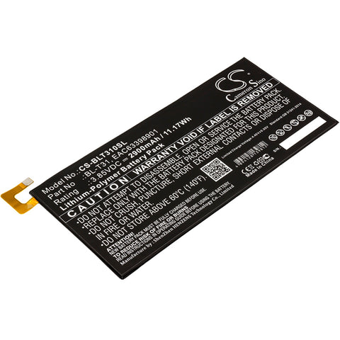 LG G Pad F2 8.0 Battery 3.85V 2900mAh Li-Polymer - Compatible Replacement