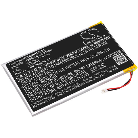 Barnes & Noble GlowLight 6 inches Battery 3.7V 1500mAh - Compatible Replacement