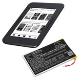 Barnes & Noble GlowLight 6 inches Battery 3.7V 1500mAh - Compatible Replacement