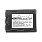 Samsung HMX-H205BN Battery 3.7V 3600mAh - Compatible Replacement