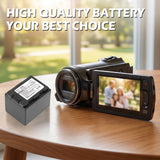 Samsung HMX-H205BN Battery 3.7V 3600mAh - Compatible Replacement