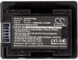 Canon VIXIA HF R800 Battery 3.6V 2400mAh - Compatible Replacement