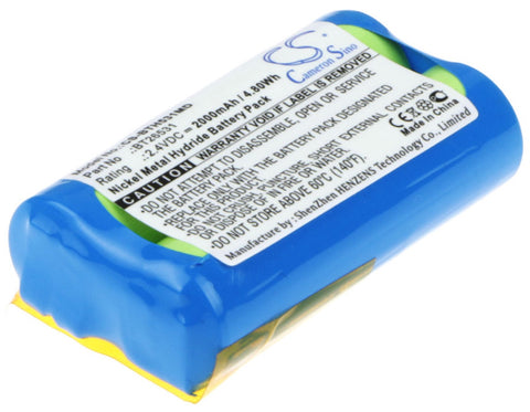 BrandTech accu-jet pipette controllers Battery 2.4V 2000mAh - Compatible Replacement