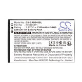 CAT ZL5B40E Battery 3.8V 1300mAh - Compatible Replacement