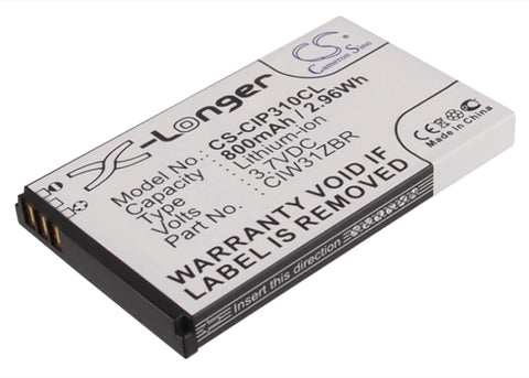 Cisco Linksys WIP310 Battery 3.7V 800mAh - Compatible Replacement