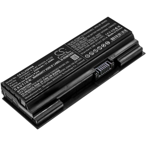Hasee Z7M-CU5 NB Battery 14.4V 2200mAh Li-Ion - Compatible Replacement