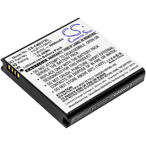 Custom Battery Packs 1ICP/11/56/57 Battery 3.8V 4000mAh Li-Ion - Compatible Replacement
