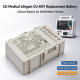 CU Medical Defibrillator Lifegain CU-HD1 Battery 14.8V 3100mAh - Compatible Replacement