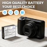 Ricoh GR IV Battery 3.87V 1850mAh - Compatible Replacement