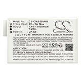Canon EOS Rebel T5i Battery 7.4V 1000mAh - Compatible Replacement