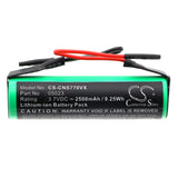 Cecotec Conga Crystal Clear 770 Battery 3.7V 2500mAh - Compatible Replacement