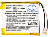 Codio T8 Battery 3.8V 450mAh - Compatible Replacement