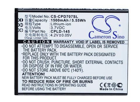 Coolpad CPLD-145 Battery - Compatible Replacement battery pack