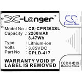 Coolpad BTR3635A Battery 3.85V 2200mAh - Compatible Replacement