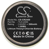Testo 184-T4 Battery 3.6V 500mAh - Compatible Replacement