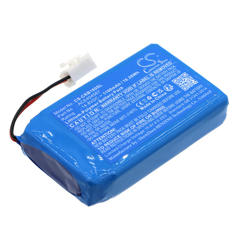 Cobra 72M Battery 14.8V 1100mAh Li-Polymer - Compatible Replacement