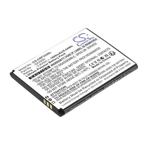 Consumer Cellular Iris Flip Battery 3.8V 1800mAh Li-Polymer - Compatible Replacement
