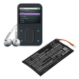 Creative Zen Vision M 30GB Battery 3.7V 2200mAh - Compatible Replacement