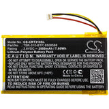 Crestron TSR-310 Handheld Touch Screen Remote Battery 3.8V 2000mAh - Compatible Replacement