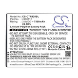Cedar CT8X2 Battery 3.8V 7500mAh - Compatible Replacement