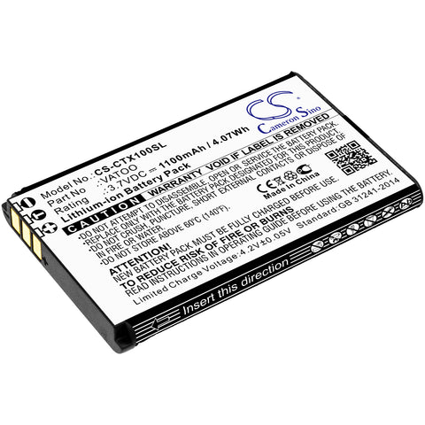 Contacta RF-TX1 Battery 3.7V 1100mAh - Compatible Replacement