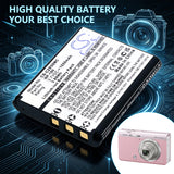 Casio Exilim EX-ZS220 Battery 3.7V 1050mAh - Compatible Replacement