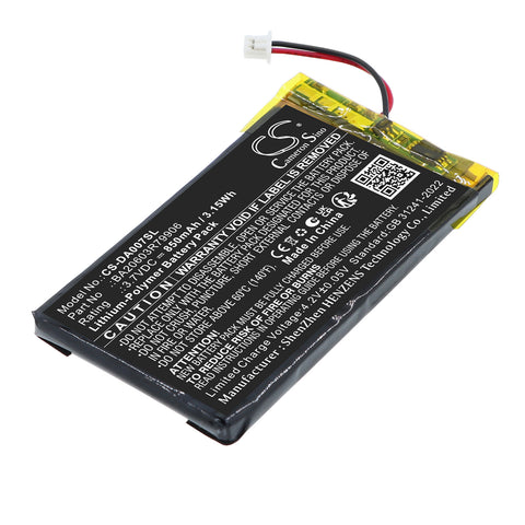 Creative Zen Neeon DAP-MD0005 Battery 3.7V 850mAh - Compatible Replacement