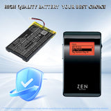 Creative Zen Neeon DAP-MD0005 Battery 3.7V 850mAh - Compatible Replacement