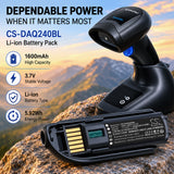 Datalogic QuickScan QBT2430 Battery 3.7V 1600mAh - Compatible Replacement