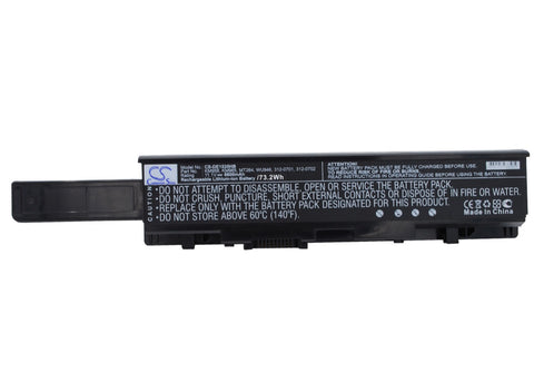 Dell Studio 1557 Battery 11.1V 6600mAh - Compatible Replacement