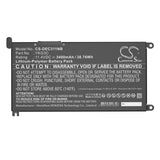 Dell Chromebook 3110 2-in-1 Battery 11.4V 3400mAh - Compatible Replacement