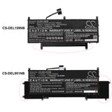 Dell Latitude 9520 2-in-1 Battery 11.4V 7250mAh - Compatible Replacement
