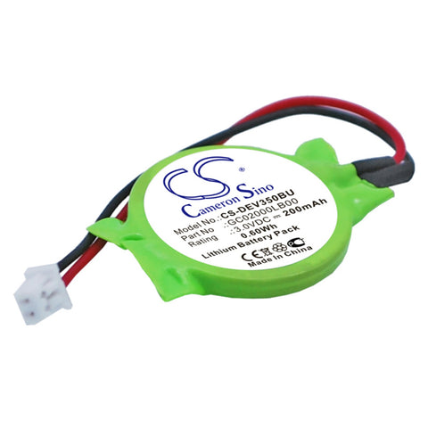Getac W130 Battery 3V 200mAh Lithium - Compatible Replacement