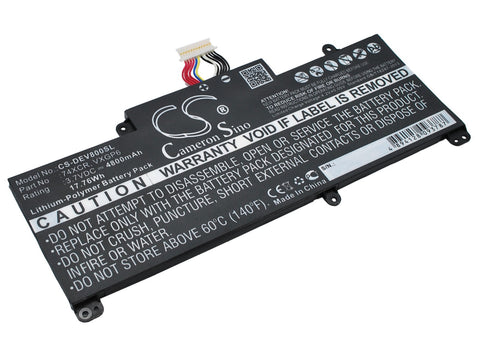 Dell 74XCR Battery 3.7V 4800mAh Li-Polymer - Compatible Replacement