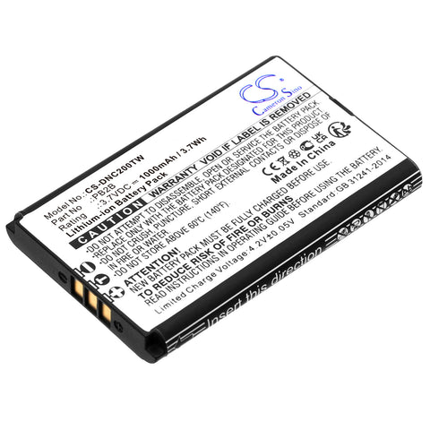 Dynascan 2B Battery 3.7V 1000mAh - Compatible Replacement