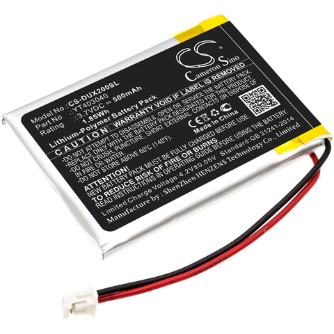 XDUOO X2 Battery 3.7V 500mAh - Compatible Replacement