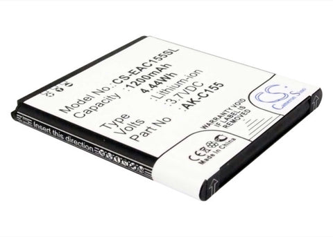Emporia Telme C155 Battery 3.7V 1200mAh - Compatible Replacement