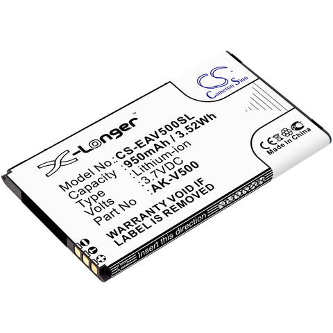 Emporia Prime V500.3G Battery 3.7V 950mAh - Compatible Replacement