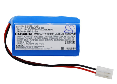 Biocare ECG-1210 Battery 14.8V 2600mAh - Compatible Replacement
