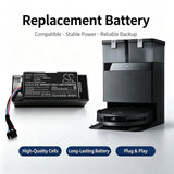 Ecovacs X11 OMNI CYCLONE Battery 14.4V 6400mAh - Compatible Replacement
